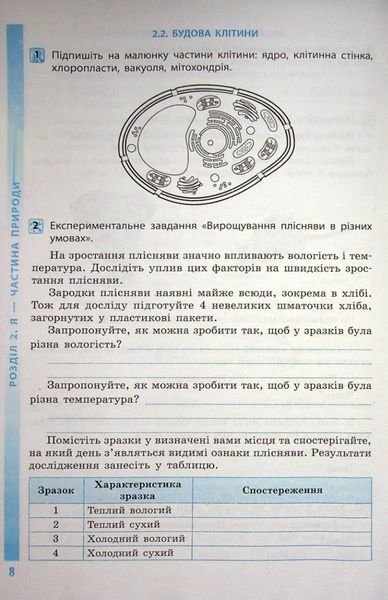 Довкілля, 5 кл. НУШ, Робочий зошит (до підруч. Григорович) - Григорович О.В. - РАНОК (117389) 117389 фото