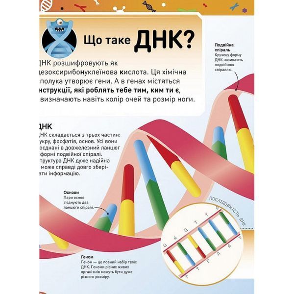 Надзвичайні ДНК. Шалені гени, незламні кодони, верткі хромосоми. Вуллард Е. 9786170970480 118731 фото