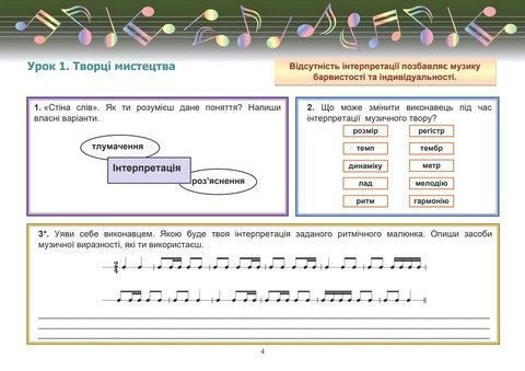 Музичне мистецтво, 6 кл., Робочий зошит - Гринишина Л.М. - АСТОН 124726 фото