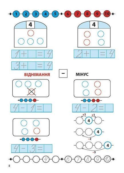 Когнітивний розвиток. Математика: впевнений старт. Віднімання - Риндіна Н. - АССА (104042) 104033 фото
