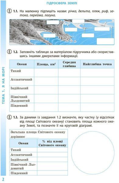 Довкілля, 6 кл. НУШ, Робочий зошит (до підруч. Григорович) - Григорович О.В. - РАНОК (125106) 125106 фото