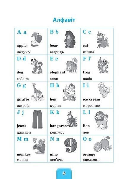 Шкільний довідничок. Англійська мова 1-4 класи - Зінов&rsquo;єва Л. О. - УЛА (103951) 103951 фото