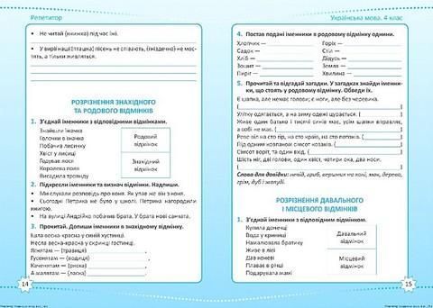 Репетитор Українська мова. 4 клас. - ТОРСІНГ (123741) 123741 фото