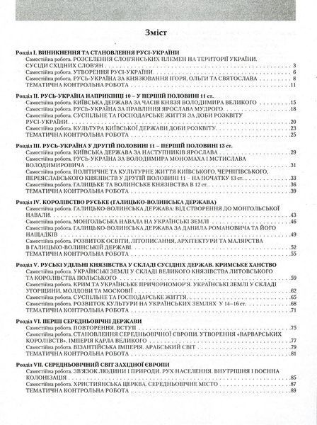 Історія України. Всесвітня Історія, 7 кл., Тестовий контроль результатів навчання - Власов В.С. - ЛІТЕРА 114644 фото