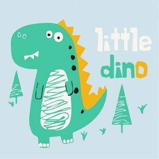 Картина за номерами ArtCraft 30х30 см "Little dino" 15008-AC 111418 фото