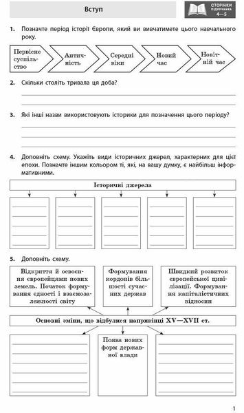 Всесвітня історія, 8 кл., Робочий зошит (до підруч. Гісема) - РАНОК (119783) 119783 фото