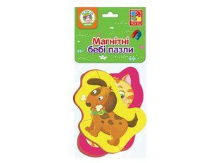 Магнітні бебі пазли Кошеня та цуценя" VT3208-10 - VLADI TOYS 125072 фото