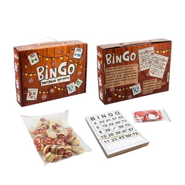 Настільна гра Strateg Лото "BinGo" (30757) 115078 фото