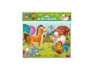 М'які пазли А4, &laquo;Ферма&raquo;. 24 деталей. VT1102-31 - VLADI TOYS 124904 фото