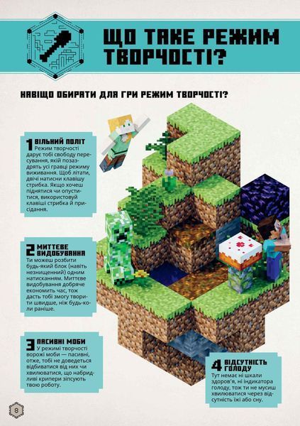 MINECRAFT Посібник з творчого режиму / Макбраєн Томас / АРТБУКС 126983 фото