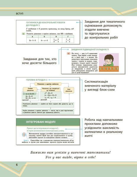 Математика, 7 кл. НУШ, Підручник у 2-х частинах, Ч.1 - Школьний О. В. - РАНОК (125456) 125456 фото