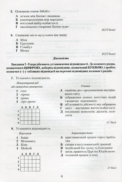 Зарубіжна література, 8 кл., Зошит для контрольних робіт. Компетентісний підхід - Ніколенко О. М. - Грамота (107443) 107443 фото