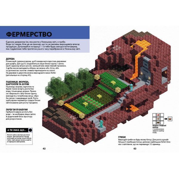 MINECRAFT Довідник Нижнього світу і Краю. Мілтон С. 9786177688319 120478 фото