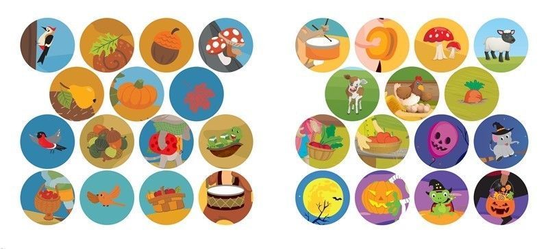Чарівні наліпки Кришталева куля. Осінь - Фісіна А.А. - ТОРСІНГ (105009) 105009 фото