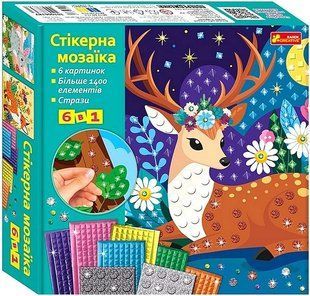 Стікерна мозаїка. Великий набір / РАНОК КРЕАТИВ 128517 фото