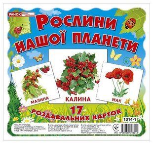 Картки міні. Рослини нашої планети (17шт.) - РАНОК НП 121615 фото