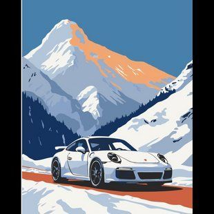 Картина за номерами "Porsche 911" 40*50 см / ART CRAFT 131495 фото
